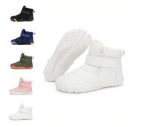 HICKMONBER Scarpe invernali per bambini a piedi nudi,Ragazzi Ragazze Mid Trekking Shoes Outdoor con Zero Drop Soles e Wide Toe Box Gr.25-36