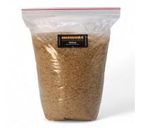 Hickory 0,5 - 1,5 mm, grana 1000 g, trucioli di legno di noce finemente macinato, per affumicatura a freddo e caldo, legno naturale di forestale PEFC certificato HACCP - Fumo potente