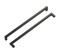 Hickory Hardware Maniglie per armadietti da cucina a nucleo solido, maniglie di lusso, hardware per porte e cassetti, foro centrale da 30,5 cm, bronzo vintage, collezione lucernario (confezione da 1)