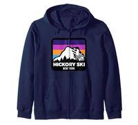 Hickory Ski New York Sci Snowboard Viaggio in Famiglia Felpa con Cappuccio