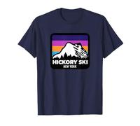 Hickory Ski New York Sci Snowboard Viaggio in Famiglia Maglietta