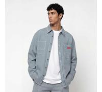 Dickies - Hickory Work Shirt Ls Blu - Abbigliamento XL Blu