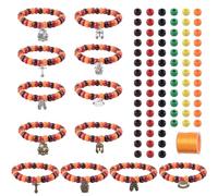 HICOHAND Kit di perline religiose, 24 set di perline bibliche religiose con scudo, spada, ciondoli per braccialetti fai da te, da indossare su tutta l'armatura di Dio, gioielli cristiani artigianali