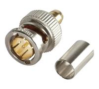 Hicon BNC1.2/5.0HD Connettore BNC Spina dritta 75 Ω 1 pz.