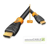 HICON Ergonomico 75cm HDMI 4k HD Highspeed Cavo Arc +Ethernet HIE-HDHD-0075