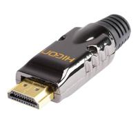 Hicon HI-HD-M Connettore HDMI Spina dritta Numero Poli (num): 19 Nero 1 pz.