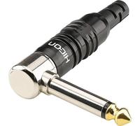 Hicon HI-J63MA07 Jack 6.35 mm Spina angolata Numero Poli (num): 2 Mono Nero 1