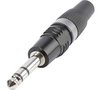 Hicon HI-J63SP-B Jack 6.35 mm Spina dritta Numero Poli (num): 3 Stereo Nero,