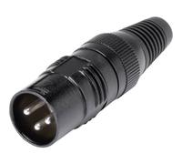 Hicon HI-X3CM-M Connettore XLR Spina dritta Numero Poli (num): 3 Nero 1 pz.