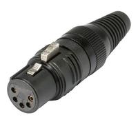 Hicon HI-X5CF-G Connettore XLR Presa dritta Numero Poli (num): 5 Nero 1 pz.