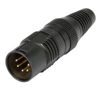 Hicon HI-X5CM-G Connettore XLR Spina dritta Numero Poli (num): 5 Nero 1 pz.