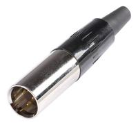 Hicon HI-XMCM3 Mini Connettore XLR Spina dritta Numero Poli (num): 3 Argento 1