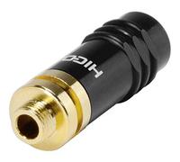 Hicon Klinken-Steckverbinder 3.5 mm Buchse, gerade Polzahl: 3 Stereo nero HI-J35S-SCREW-F 1 St.