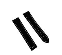 HiCycle2 Cinturino in gomma di nylon di ricambio per Omega Seamaster 300 Planet nero, 20 mm