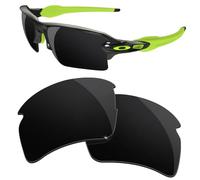 HiCycle2 Lenti di ricambio polarizzate a specchio per occhiali da sole Oakley Flak 2.0 XL, varie opzioni, Nero , 55 millimeters