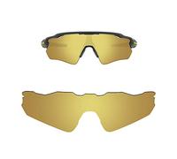 HiCycle2 Lenti di ricambio polarizzate a specchio per occhiali da sole Oakley Radar EV Path, opzioni multiple,bronzo