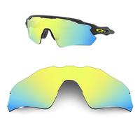 HiCycle2 Lenti di ricambio polarizzate compatibili con gli occhiali da sole Oakley Radar EV Path, oro, 55 mm