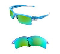 HiCycle2 Lenti polarizzate di ricambio per occhiali da sole Oakley Fast Jacket XL, Verde