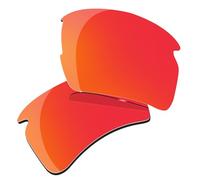 HiCycle2 Lenti polarizzate di ricambio per occhiali da sole Oakley Flak 2.0 XL OO9188, spessore 2 mm, Rosso
