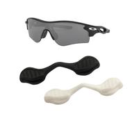 HiCycle2 Ricambio per Oakley Radar Path/RadarLock Path/Radar EV Path Series Kit di riparazione occhiali da sole Naselli Punte Temple Tips, Naselli bianchi e neri, Taglia unica