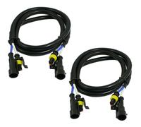 Hid Estensione Filo 100CM 9012 Due Bardatura Testa Luce Dual Fascio Ballast Plug