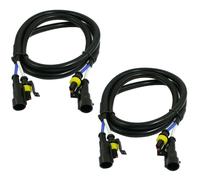 Hid Estensione Filo 100CM 9140 Due Bardatura Nebbia Luce Lampadina Xenon Spina A