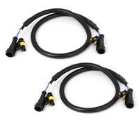 Hid Estensione Filo 50CM 9005 Due Bardatura Testa Luce Alto Fascio Connettore