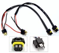 Hid Kit Estensione Filo 9003 H4 Due Bardatura Testa Luce Lampadina Adattatore