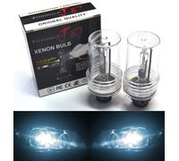 Hid Xenon D2R Due Lampadine Testa Luce 6000K Bianco Ricambio Lampada Basso Beam