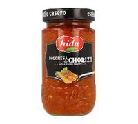 Hida - Salsa bolognese al chorizo - Salsa fatta in casa per gustare un autentico sapore originale - 350 Grammi