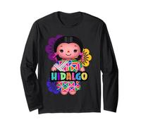 Hidalgo Mexico Muñeca Lelé, Handmade Mexican Rag Doll Maglia a Manica