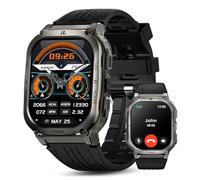 HIDAMEL Smart Watch da uomo, batteria lunga 60 giorni, impermeabile 5 ATM e IP69K, 170+ modalità sportive, monitoraggio del sonno 24 ore, assistente vocale AI, schermo AMOLED HD da 1,96", per Android