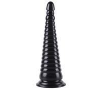 Hidden Desire Extreme Anal Cone XXL 33cm Black