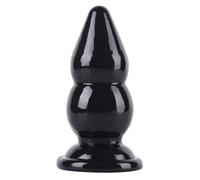 Hidden Desire Extreme Buttplug Balls Large 17cm Black