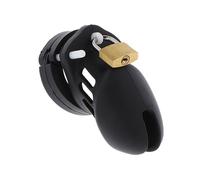 Hidden Desire Extreme Chastity Cock Cage Silicone Black S