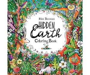 Hidden Earth Coloring Book: Color and Breathe