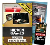 Hidden Games Cartella Criminale - Gioco di crimine, Gioco detective, Fuga Game, Criminali, indagine immersiva, Giochi per adulti, indagine penale risolvere: il caso Bourg-Le-Petit