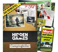 Hidden Games Crimine - Campingkiller - Tedesco - Gioco realistico di crimine, emozionante gioco di detective, Escape Room Gioco