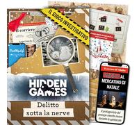 Hidden Games Luogo del Reato - Delitto sotto la neve - giochi investigativi, tipo Escape Room da tavolo, giochi nascosti, risolvi il caso gioco, detective gioco, caso da risolvere