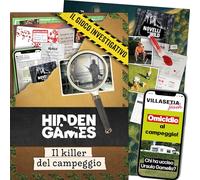 Hidden Games Luogo del Reato - Il killer del campeggio - Italiano - Gioco investigativo realistico ed emozionante, tipo Escape Room da tavolo