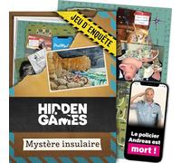 Hidden Games Record Criminali - Mistero dell'isola - Gioco d'inchiesta | Il sindaco dell'isola è scomparso. Cartella criminale principiante, tracciamento GPS, audio e web. 1-6 giocatori, da 14 anni
