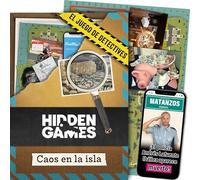 Hidden Games - Scena del crimine: Caos sull'isola - Gioco di Detective Realistico in spagnolo, con Esperienza Escape Room e Mistero Interattivo