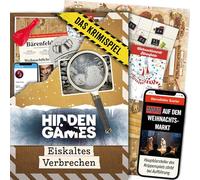 Hidden Games Tatort - Gioco da tavola dove bisogna risolvere un crimine, versione invernale, gioco molto emozionante e cooperativo per un massimo di 7 persone (edizione tedesca)