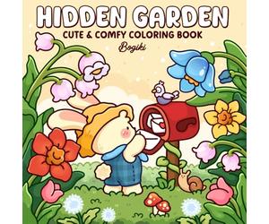 Hidden Garden: A Cute & Comfy Coloring Book for Teens and Adults Featuring Adorable Animals and Nature Scenes for Relaxation and Stress Relief