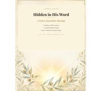 Hidden in His Word: Large Print Prayer Journal for Marriage: A Full Year of KJV Scripture & Guided Prompts for Praying Over Your Spouse | 52 Weeks of Prayer, Gratitude & Answered-Prayer Pages