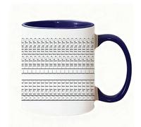 Hidden Message - Tazza da caffè "Merry Christmas", divertente tazza da caffè con messaggio nascosto, tazza da caffè in ceramica con messaggio segreto, regalo umoristico di Natale per gli amanti del