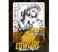 Hidden Object Sexy CowGirl Coloring Book: A Western-Themed Search-and-Color Experience