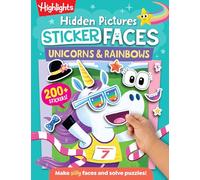 Hidden Pictures Sticker Faces: Unicorns: Unicorns & Rainbows
