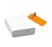 Hidden Safe, Charger Box, Realistic Plug Container, Top Access Function, Travel Security System, Secret Cache Item, Compact White Design for Home Family Friends Valuables