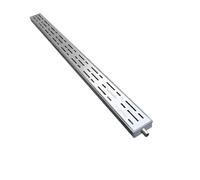 Hidden Sidewalk Driveway Micro Drain Channel, Channel Drain Kit Outdoor with Detachable Grate, Commercial Drainage Systems Sewer to Block Debris(10x4cm(4x1 5/8"))